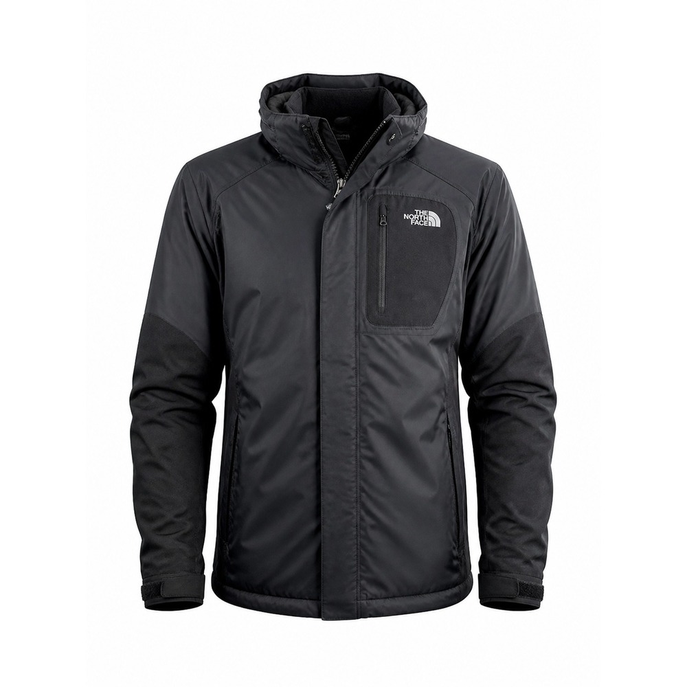 The North Face Atlas HyVent Polartec Jacket Youth XL Triclimate Black NO HOOD